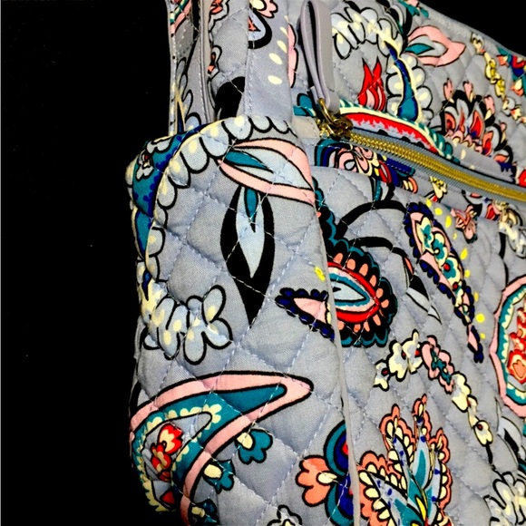 NWOT Vera Bradley LG Iconic On the Go “Makani Paisley”-w/Wallet - Picture 14 of 16